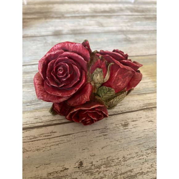 Harmony Kingdom Lord Byron's Harmony Garden Double Rose Trinket Boxes Set of 3 - Picture 11 of 16